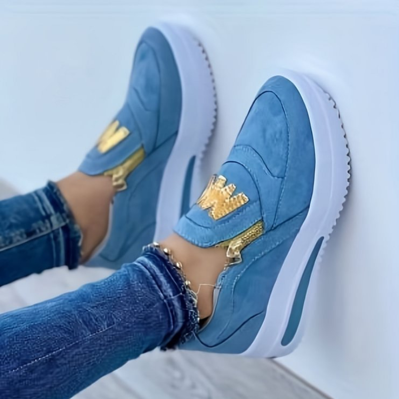 Happy™ ZipShoes - Mode Zip Laag Bovenkant Platform Schoenen