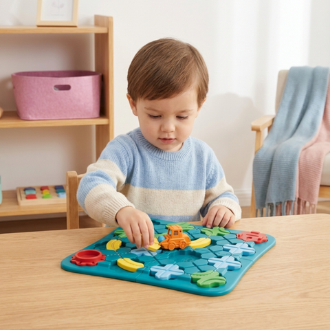 Kletshuts™ MazePath: Kinderen Doolhof Pad Straat Bouwspel Speelgoed