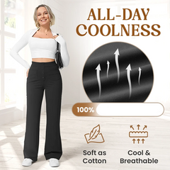 Icone™ FlexTrousers: Hoge Taille Hele Dag Comfort Flexibele Broek