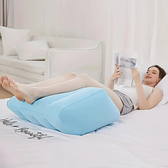 ElevationPillow: Opblaasbaar Beensteun Comfortabel Elevatie Kussen