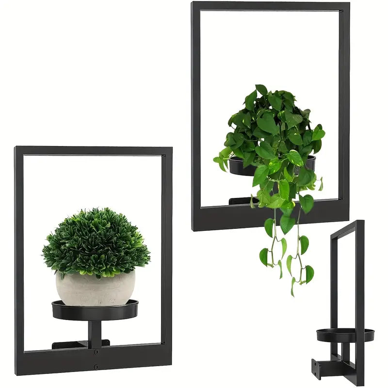 GlideHold® PlantFrame: Eenvoudige Installatie Decoratief Modern Plantenframe Wand