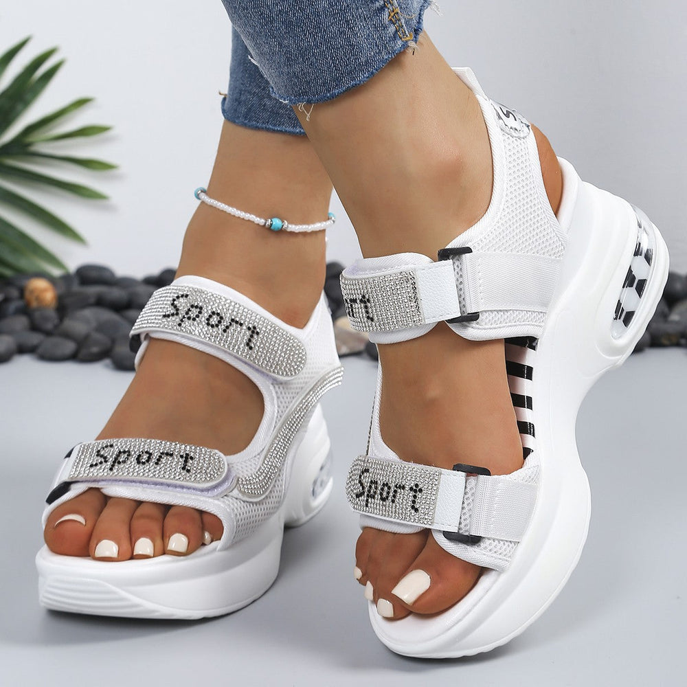 Happy™ PlatformSandals: Comfortabele Glitter Platform Sandalen Elke Dag