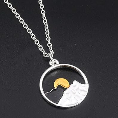 Jewelance™ MountainNecklace 1+1 GRATIS: Modeklassieker Berg Hanger Halsketting