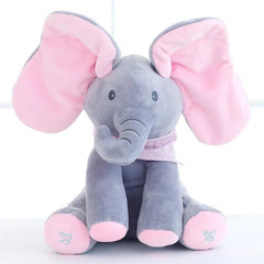 Kletshuts™ ElephantToy: Interactief Kiekeboe Oor-Klapperende Olifant Speelgoed