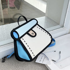 Icone™ CartoonBag - Waterdichte 2D Cartoon Tas