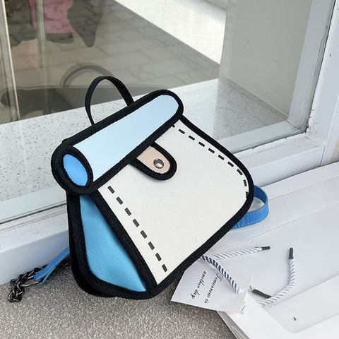 Icone™ CartoonBag - Waterdichte 2D Cartoon Tas