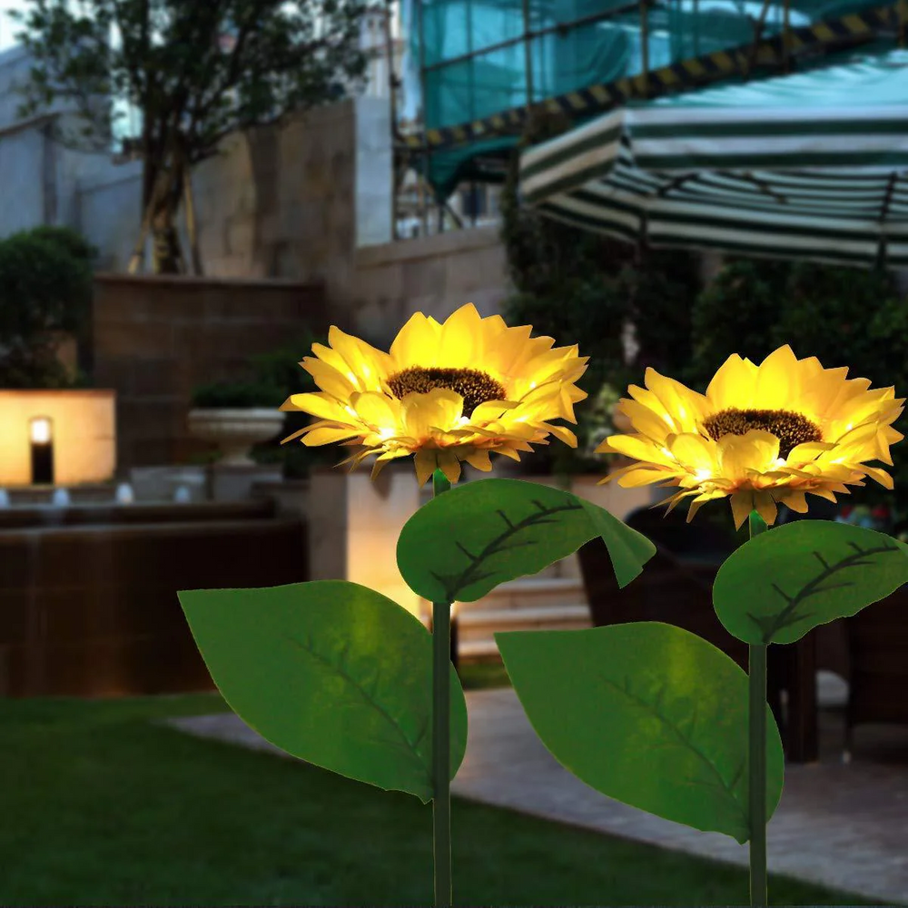 Ledsen™ SolarSunflower: Elegante Slimme Zonne Energie Zonnebloem
