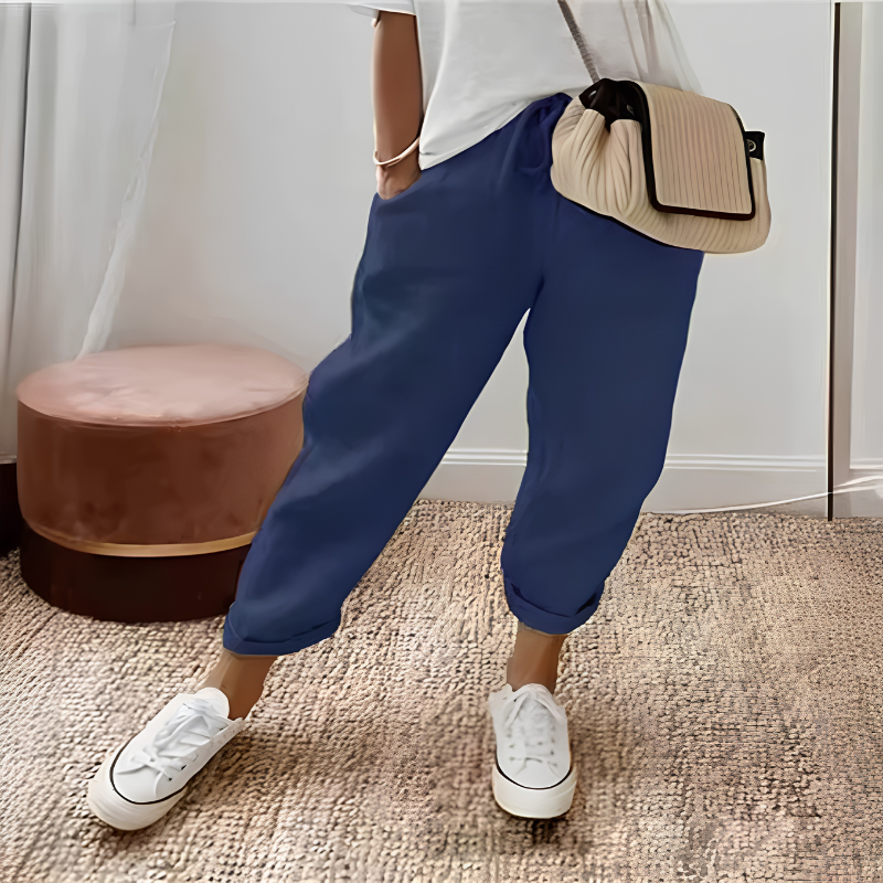 Icone™ DrawstringPants: Dames Elegante Zomer Toevallig Trekkoordbroek