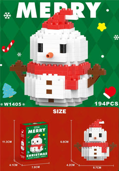 Kletshuts™ HolidayBlocks 1+1 GRATIS: Kinderen Creatievelingen Micro Bouwen Blokken Kerst Vakantie Editie