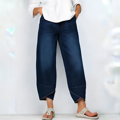 Icone™ UniqueJeans: Unieke Asymmetrische Type Wijde Been Jeans