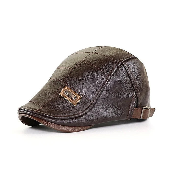 Icone™ EliteHat - Trendy Leren Baret Van Hoge Kwaliteit