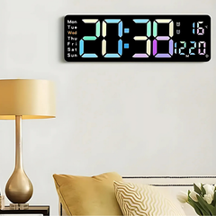 Globetrek° DigitalClock: Groot LED-Scherm Display Digitale Klok