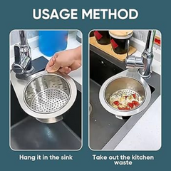 Globetrek° SinkStrainer 1+1 GRATIS: Roestvrij Filter Zwaan Stijl Spoelbak Zeef