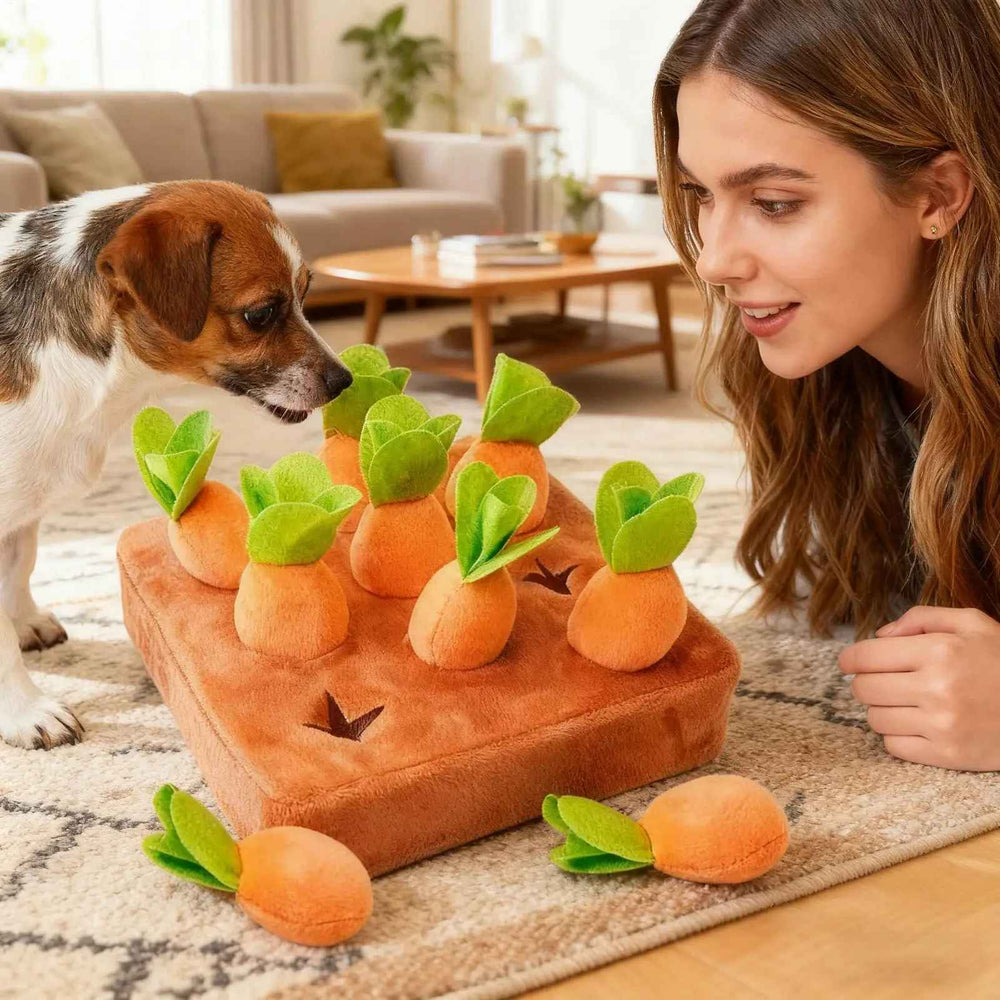 DogFri™ SniffingBoard: Premie Interactief Wortel Puzzel Snuffelen Bord