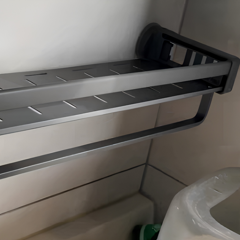 GlideHold® ShelfRack: Badkamer Douche Opbergrek En Organizer Plank