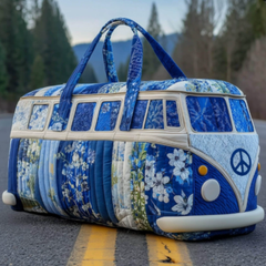 Icone™ DuffleBag: Levendige Hippie Stijl Multifunctionele Reis Duffel Tas