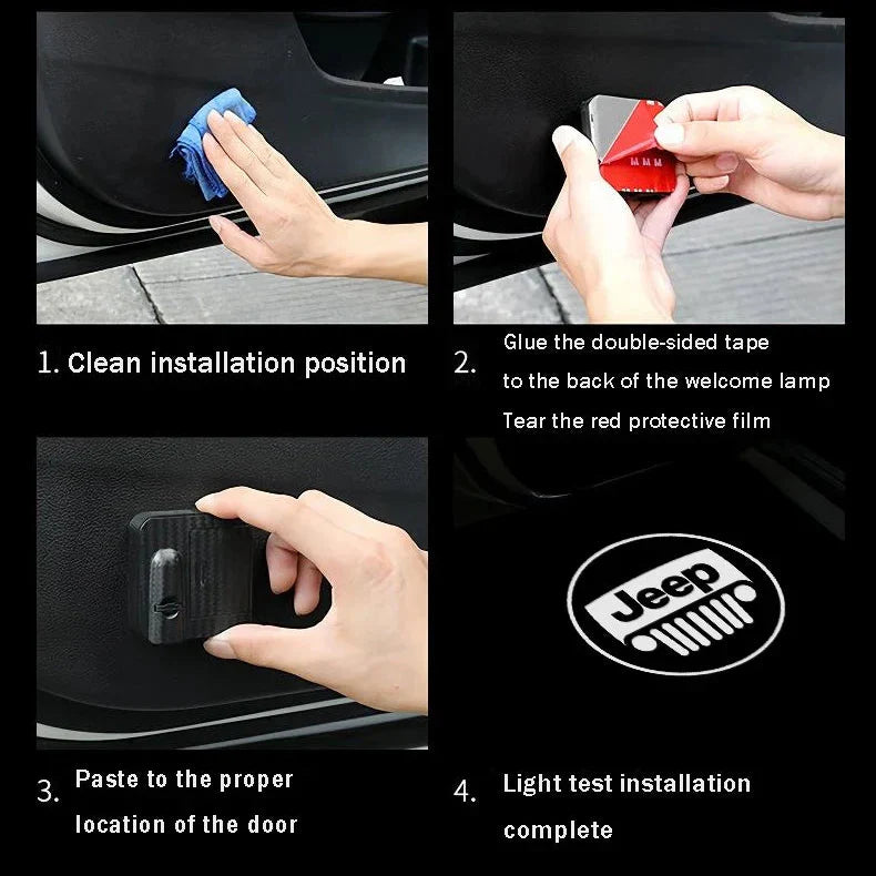 Ledsen™ WelcomeLight 1+1 GRATIS: Smart Laser Welkom Licht Auto Deur Accessoire