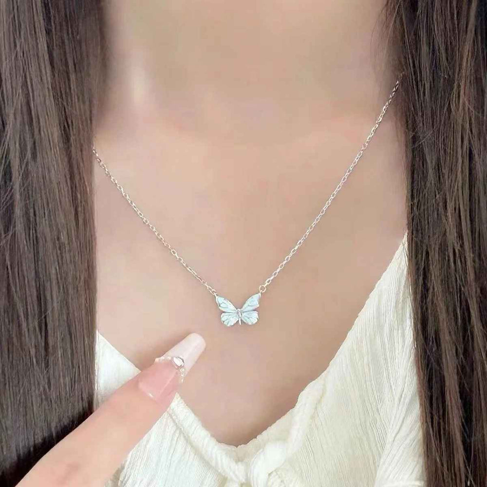 Jewelance™ GlowingButterfly 1+1 GRATIS: Mode Gloeiend Vlinder Ketting En Armband Set