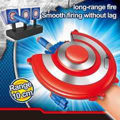 Kletshuts™ ShieldBlaster: Dart Schild Lanceerder Snel Vuur Pols Gemonteerd Blaster