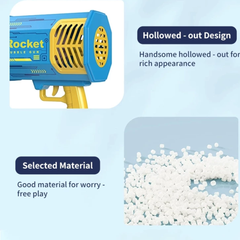 Kletshuts™ BubbleGun – Automatisch Zeep Raket Bubbel Pistool Blaasapparaat Speelgoed