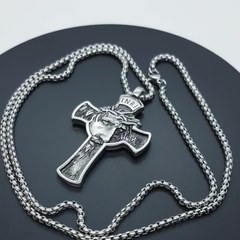 Jewelance™ CrossNecklace: INRI Christelijk Kruis Ketting