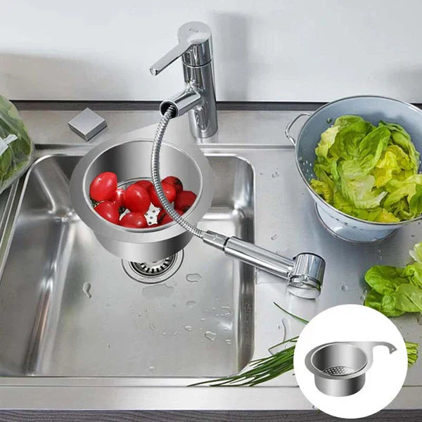 Globetrek° SinkStrainer 1+1 GRATIS: Roestvrij Filter Zwaan Stijl Spoelbak Zeef