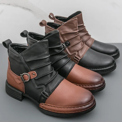 Happy™ CowboyBoots: Klassieke Britse Geïnspireerde Heren Hoge Topje Cowboylaarzen