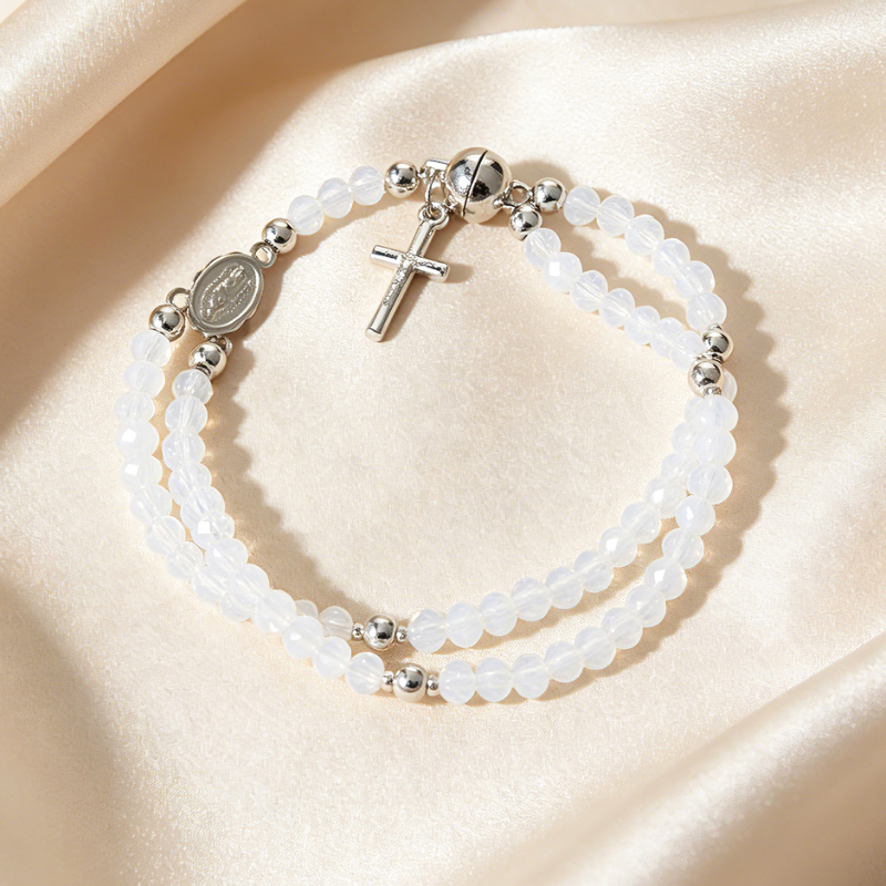 Jewelance™ RosaryBracelet 1+1 GRATIS: Magnetische Sluiting Klassieke Rozenkransarmband