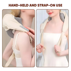 NeckMassager: Verzachtend Warmte Ontspannende Nek En Schoudermassageapparaat