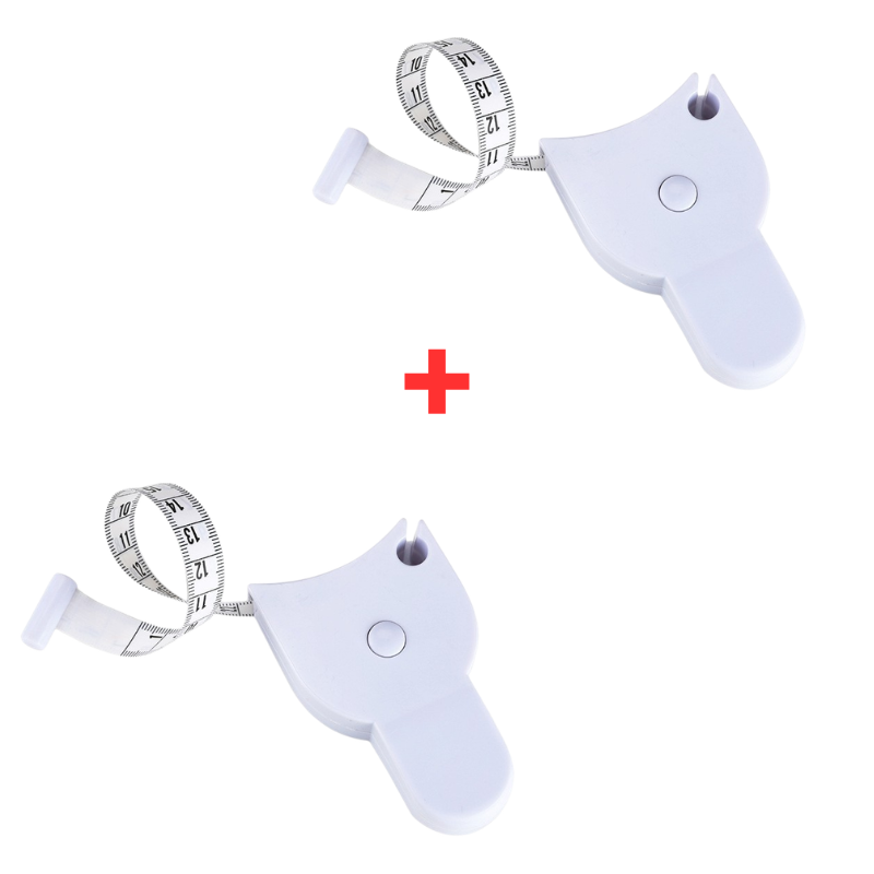 MeasuringTape 1+1 GRATIS: Intrekbaar Lichaamsmeetlint Hulpmiddel