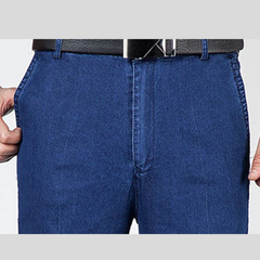 Icone™ RetroJeans: Heren Hoge Taille Toevallig Retro Jeans