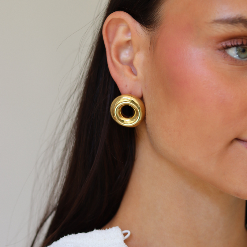 Jewelance™ RoundEarrings 1+1 GRATIS - Modern Minimalistische Elegante Ronde Oorbellen