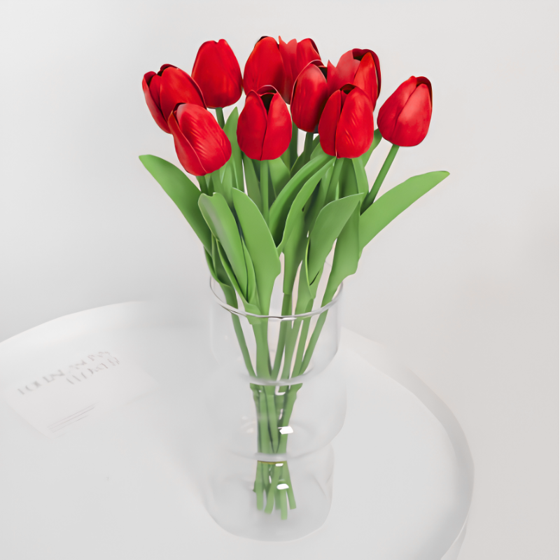ArtificialTulips: Realistische Schoonheid Kunstbloem Decoratie Tulpen Set