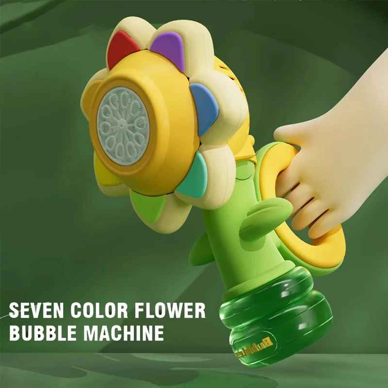 Kletshuts™ SunflowerBubble - Automatische Zonnebloem Bubbel Blazer Machine Speelgoed