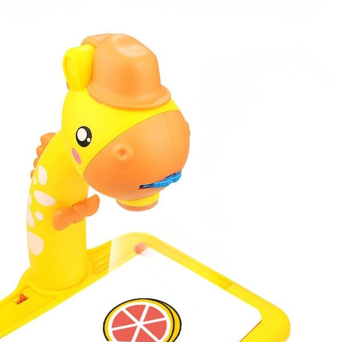 Kletshuts™ DrawingTable: Kids Teken- en Kleurprojector Giraffe Tafel