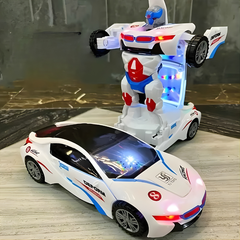 Kletshuts™ TransformerCar: Actievolle Auto Auto-Naar-Robot 2-In-1 Transformer Autospeelgoed