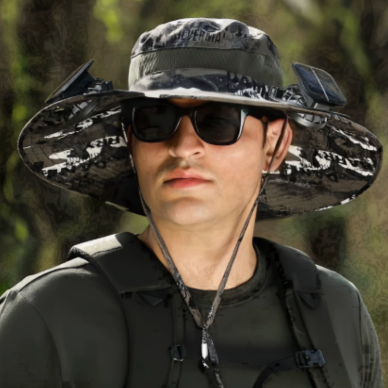 Icone™ FanHat - Zonne-Energie 2 In 1 Draagbare Ventilatoren En Hoed