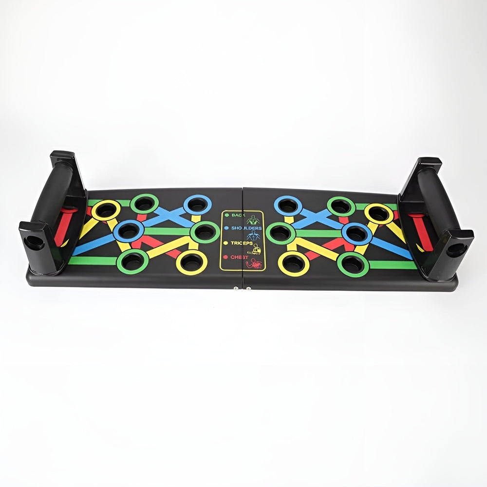 MuscleBoard: Professionele Kleur-Gecodeerde Opvouwbare Opdruk-Gerichte Training Spier Bord