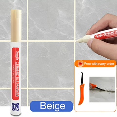 TileMarker 1+1 GRATIS - Anti-Schimmel Keramische Tegelvoeg Marker Met Voegen Haakmes