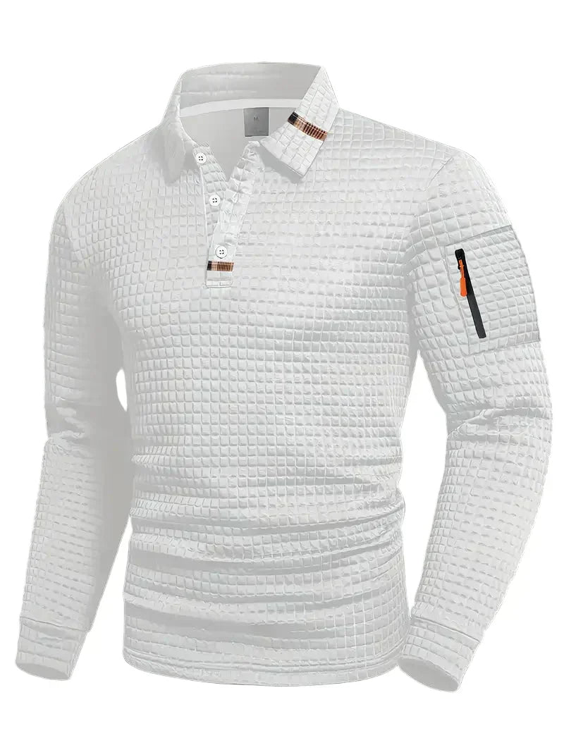 Icone™ CasualPolo - Veelzijdige Comfortabele Lange Mouwen Casual Polo
