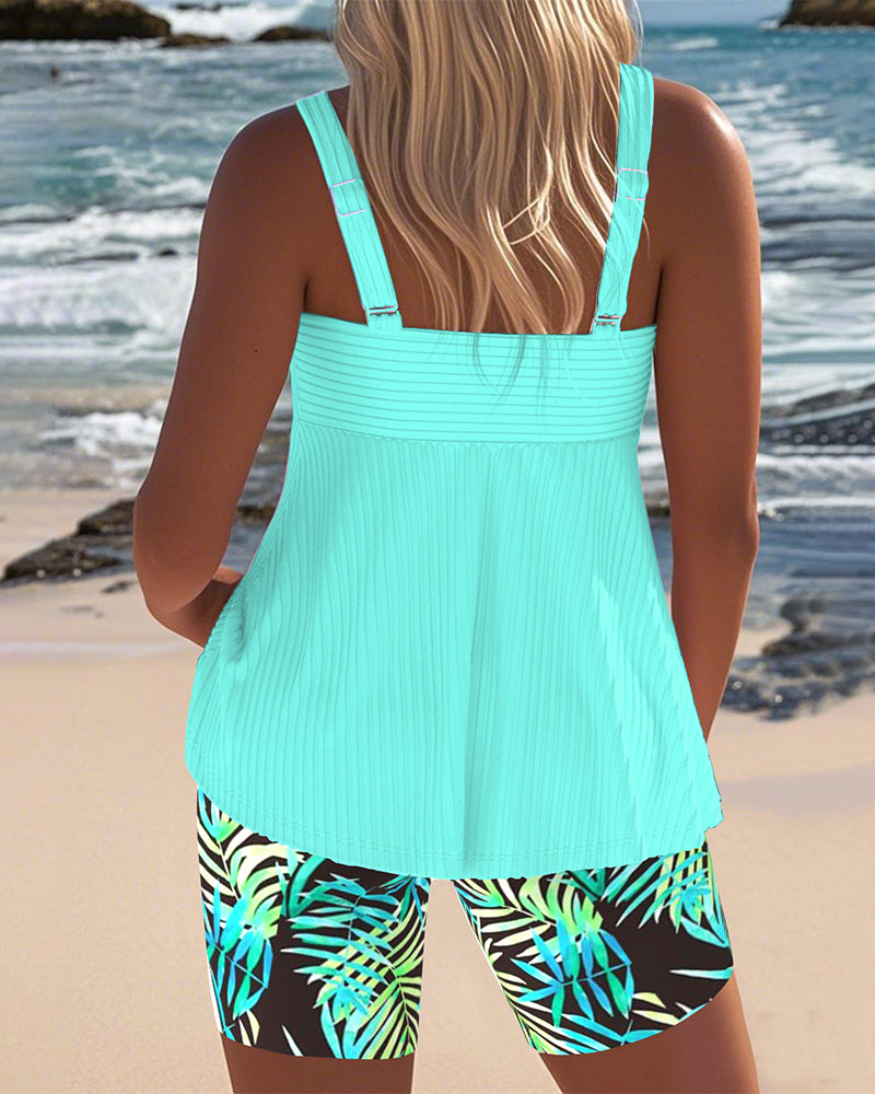 Icone™ TankiniSet - Stijlvolle Comfortabele Mouwloze En Korte Tankini Set