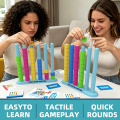 Kletshuts™ ColorStack: Kleur Stapel Speluitdaging Kinderspeelgoed
