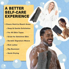 ScrubTowel 1+1 GRATIS - Exfoliërend Douches Schrobben Handdoek