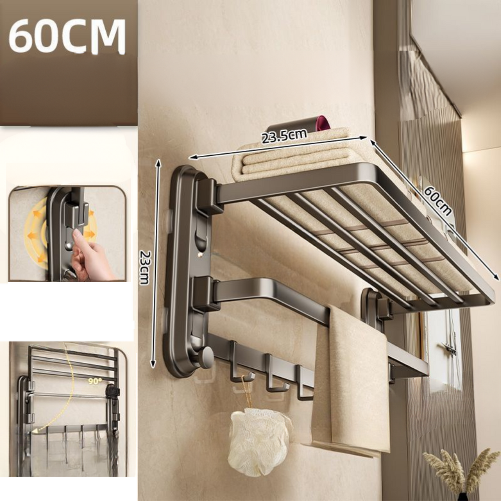 Globetrek° EasyHang: Multifunctionele Boor-Vrije Ruimte-Besparende Gemakkelijke Hang Organisator