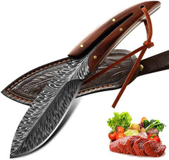 Globetrek° FeatherKnife: Uniek Veer Geïnspireerd Ontwerp Compact Mes