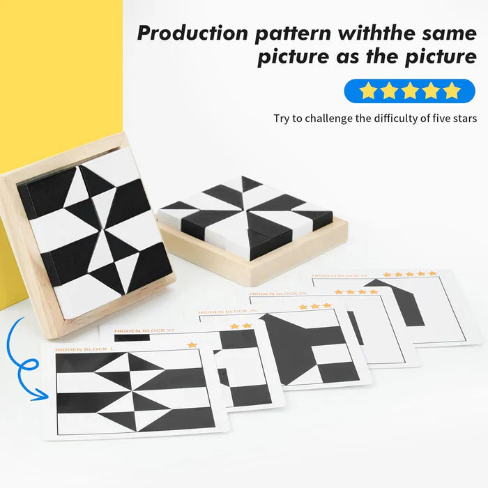 Kletshuts™ BlockPuzzle: Creatieve Interactieve Brein-Bouw Blokken Puzzel Speelgoed