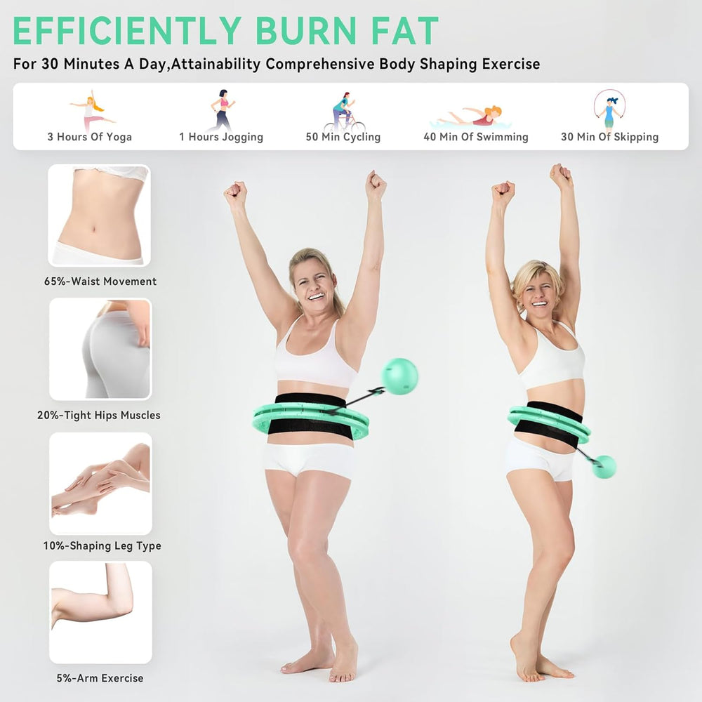 BodyHoop: Gewogen Taille Fitness Trainen Lichaam Hoepel
