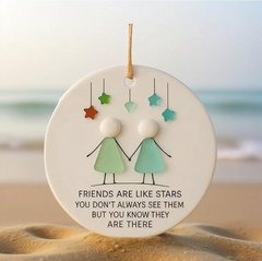 FriendshipOrnament: Charmant Betekenisvol Aandenken Vriendschap Ornament