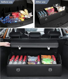 TrunkStorage - Duurzame Multifunctionele Reis-Klare Draagbare Auto Kofferbak Opslag Organisator