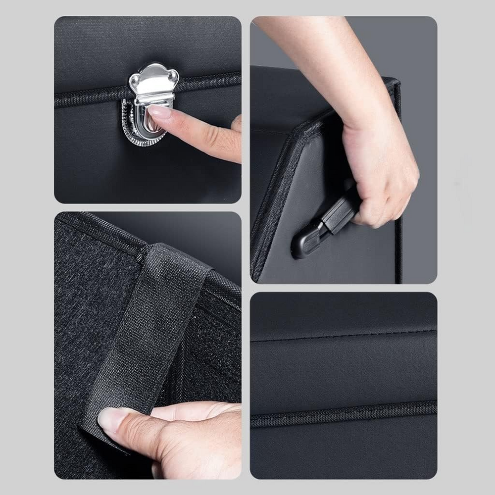 TrunkStorage - Duurzame Multifunctionele Reis-Klare Draagbare Auto Kofferbak Opslag Organisator